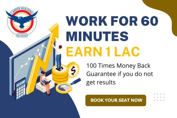 Live Earn 1 Lac A Month From Blogging 100 Times Money Back Guarantee Income From Adsense cover