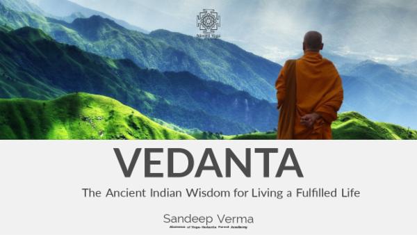 VEDANTA: The Ancient Indian Wisdom for a Fulfilled Life cover