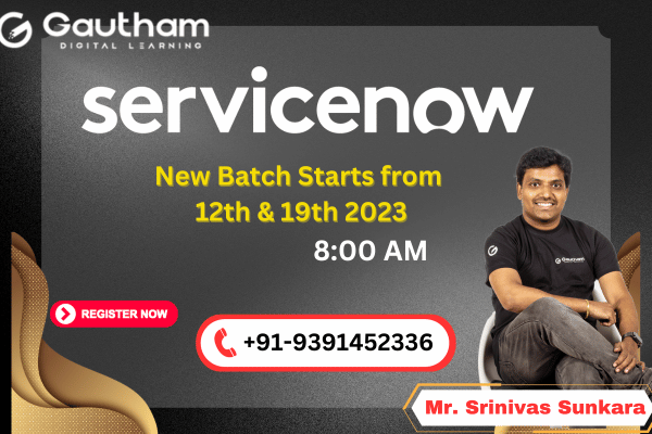 ServiceNow Live Classes : New Batch Starts from 12th & 19th DEC 2023, 8:00 AM cover