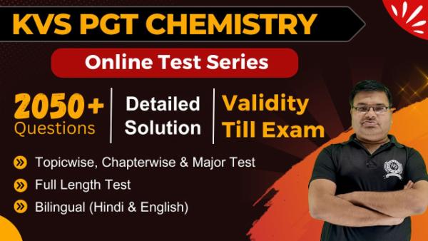 Test Series KVS PGT (1st Grade) Chemistry (Validity Till Exam) cover