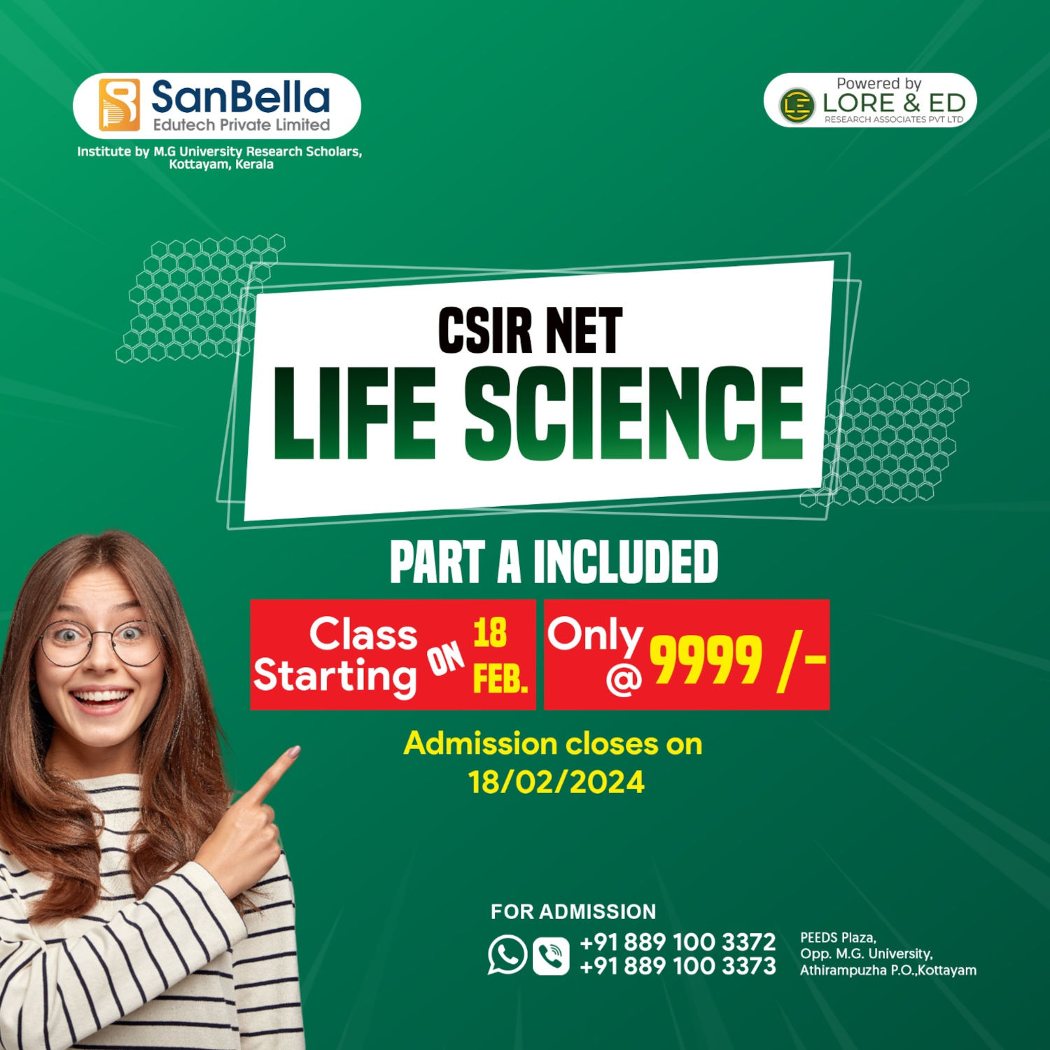 CSIR NET in Life Sciences cover