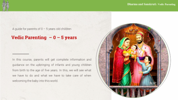 Vedic Parenting - 0 to 5 years cover