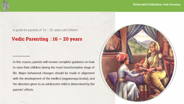 Vedic Parenting - 16 to 20 years cover