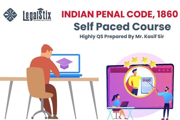 Indian Penal Code by Mr. Kasif Khan at LegalStix Law School (Self Paced Course) cover