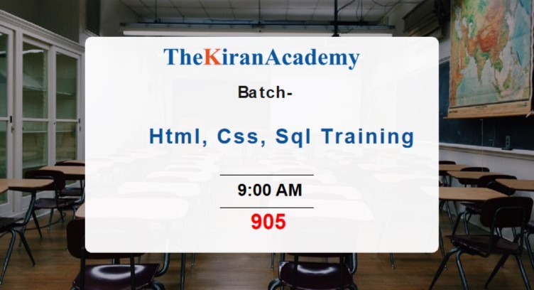 On 905 HTML_SQL 9:00 AM cover