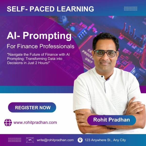 AI Prompting and Use Case for Finance Professionals cover