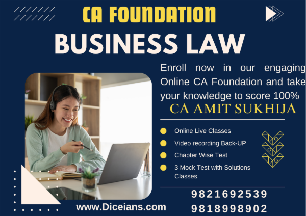 CA Foundation - Business Law cover