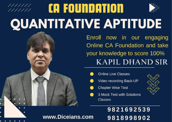 CA Foundation - Quantitative Aptitude cover