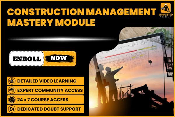 CONSTRUCTION MANAGEMENT MASTERY MODULE cover