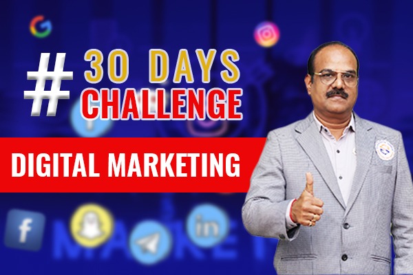 Pre Recorded Digital Marketing 30 - Days Challenge cover