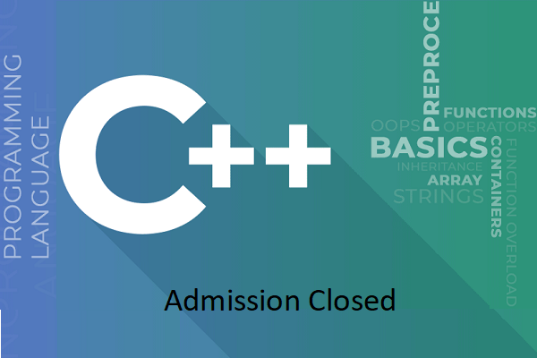 Programming in C++ cover