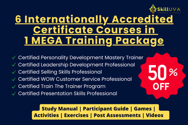 6 Internationally Accredited Certificate Courses in 1 MEGA Training Package cover