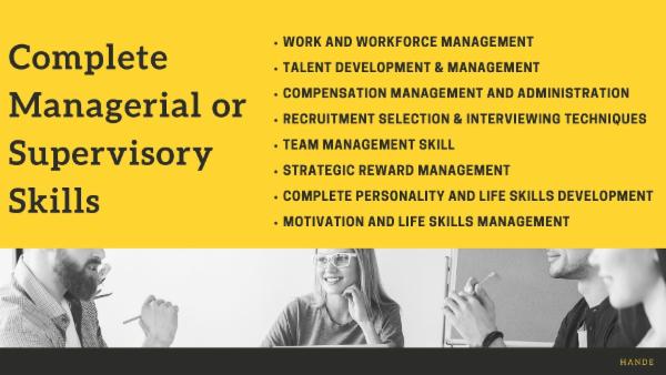 Advance Management Program in Managerial and Supervisory Skill cover