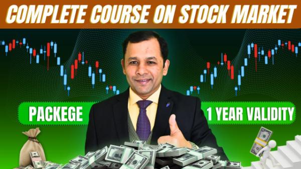 Complete Course On Stock Market : Learn Basics of Intraday Trading, and Advance Strategies, Swing + Options Trading with Basics of CPR Indicator + BTST & STBT Trading cover