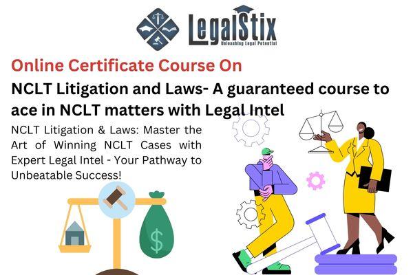 NCLT Litigation and Laws- A guaranteed course to ace in NCLT matters with Legal Intel cover