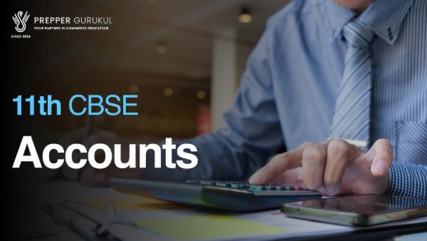 11th CBSE - Accounts cover