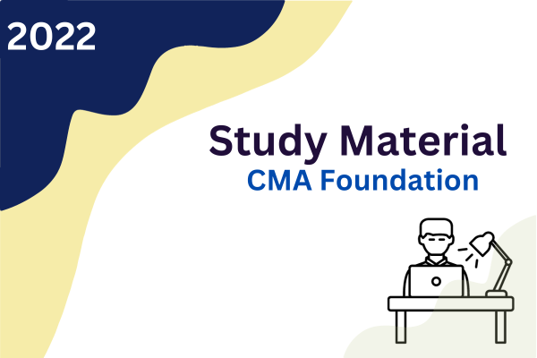 CMA Foundation Study Materials | Syllabus 2022 cover