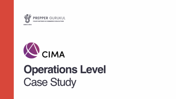CIMA - Operations Case Study cover