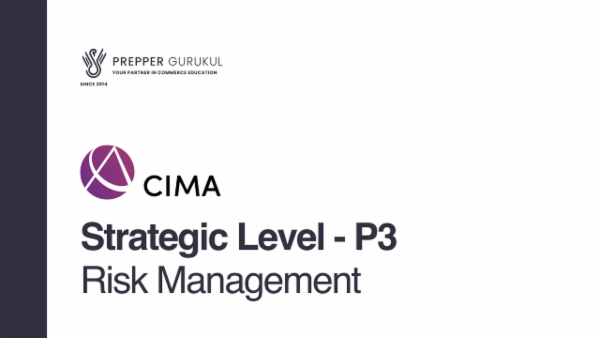 CIMA Strategic Level - P3 - Risk Management cover