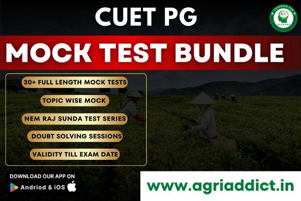 Paid Mock Test Series for CUET PG Agriculture EXAM 2026 cover
