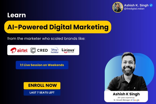 AI-Powered Performance Marketing: 1-1 Live Classes cover