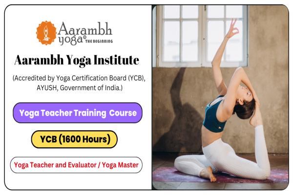 Yoga Teacher Training Course - 1600 Hours ( Yoga Teacher and Evaluator / Yoga Master) cover