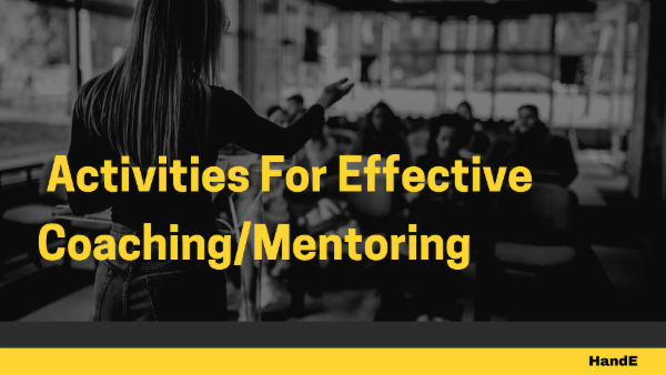 Activities for Effective Coaching/Mentoring cover
