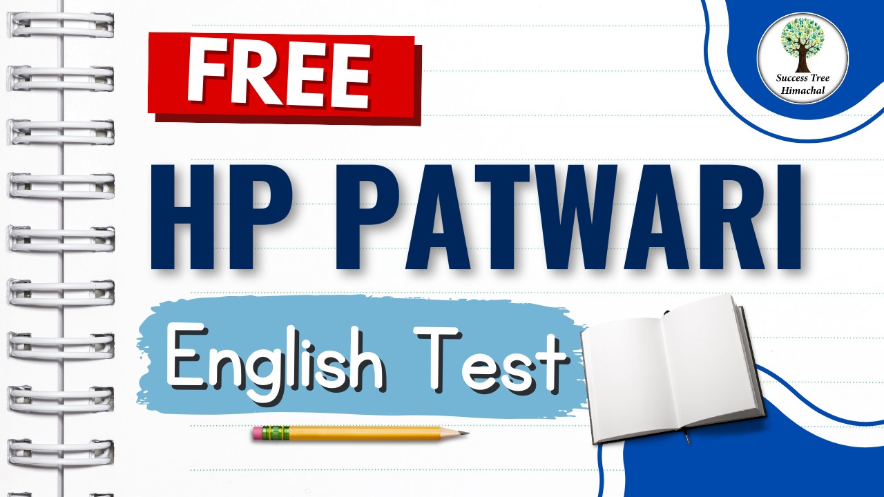 Free HP Patwari English Test cover