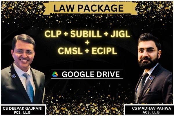 New Syllabus - CLP + SUBILL + JIGL + CMSL + ECIPL - GD cover