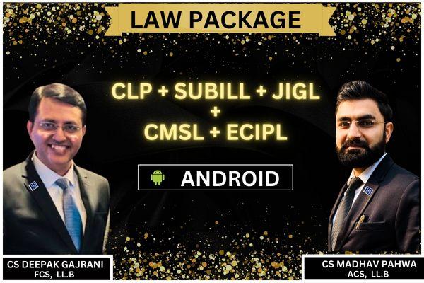 New Syllabus - CLP + SUBILL + JIGL + CMSL + ECIPL - Android cover