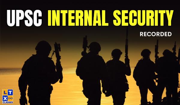 UPSC Internal Security (Recorded) cover