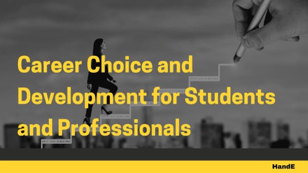 Career Choice and Development for Students and Professsionals  cover