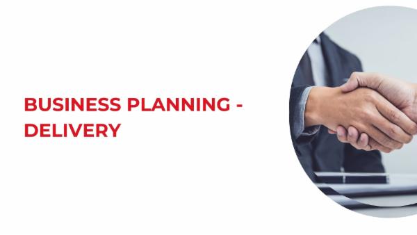 Business Planning - DELIVERY cover