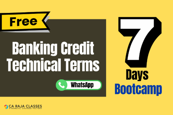 7 Days Free Whatsapp Class: Banking Credit Technical Terms cover