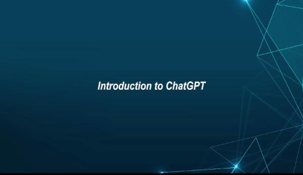 Introduction to ChatGPT cover
