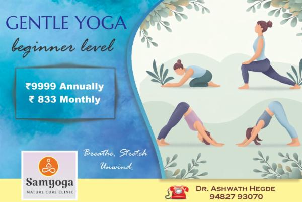 GENTLE YOGA - Beginner level cover