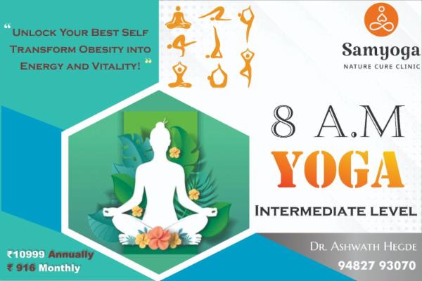 8 AM YOGA - Intermediate level cover