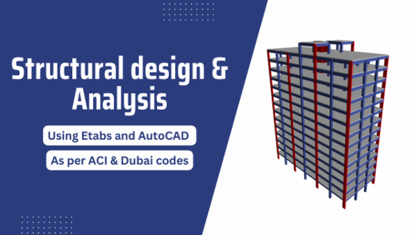 Structural Analysis & Design using Etabs & ACI Codes cover