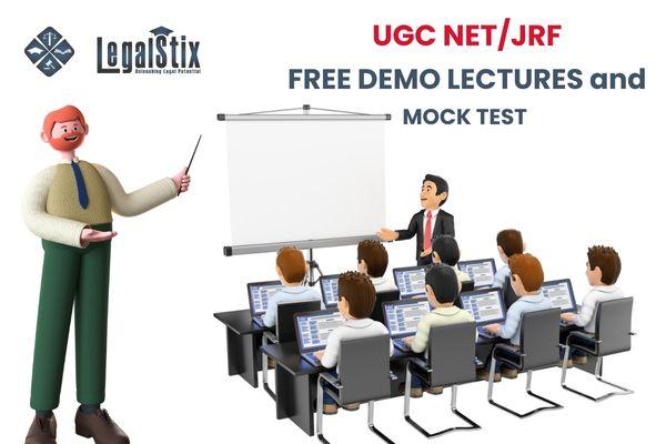 FREE UGC NET JRF DEMO LECTURES cover