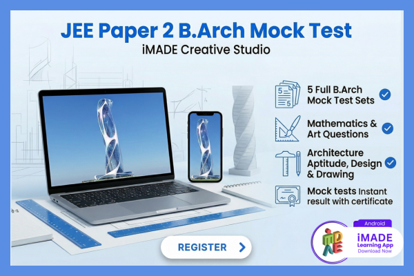 JEE Paper 2 B Arch Mock Test - 5 Sets cover
