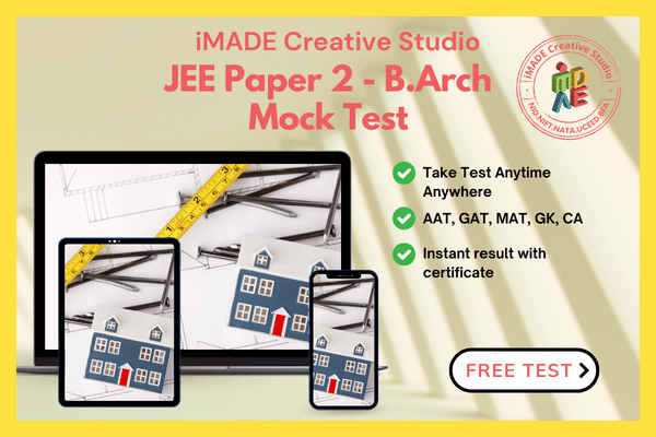 JEE Paper 2 B.Arch Question Paper cover