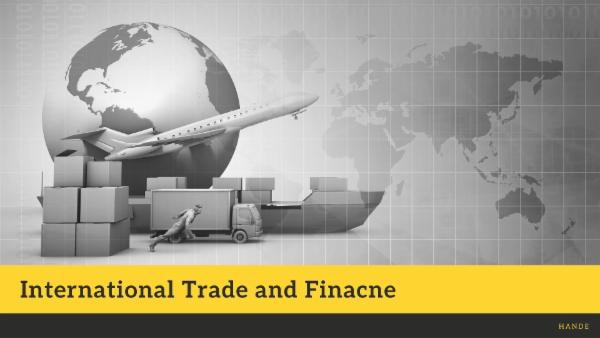 International Trade and Finance  cover