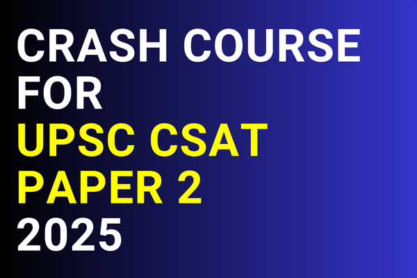 Crash Course for UPSC CSAT Paper 2 cover