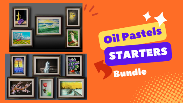 Oil Pastel Course BUNDLE cover