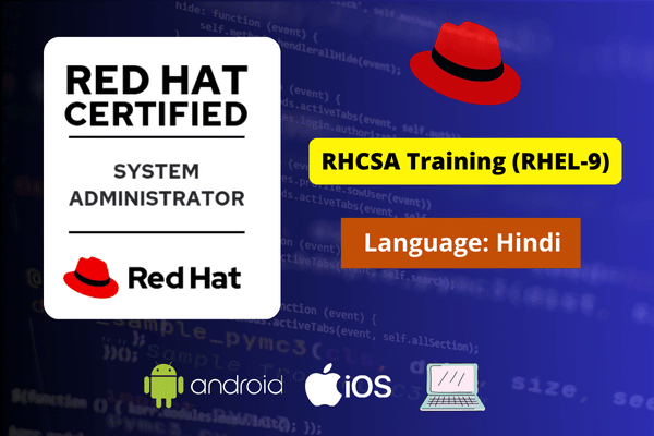 Linux Red Hat Certified System Administrator (RHCSA) Training - Hindi cover