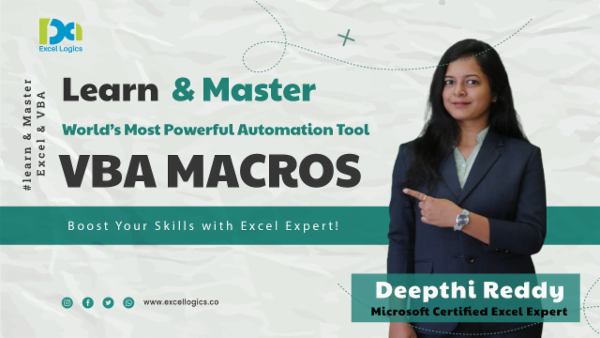 Excel VBA Macros (Beginner to Advanced) cover