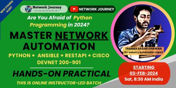 Python Network Automation- Feb 2024 (weekend) cover