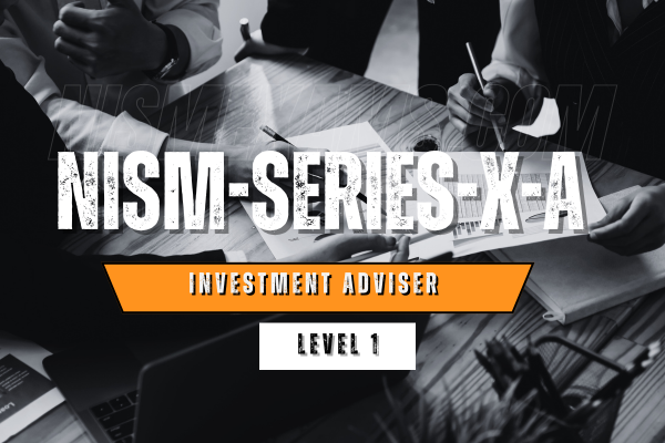 NISM-Series-X-A: Investment Adviser (Level 1) Certification Examination cover