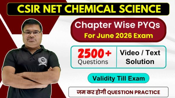 CSIR NET Chemical Science Chapter wise PYQ Practice Set For June 2026 Exam cover