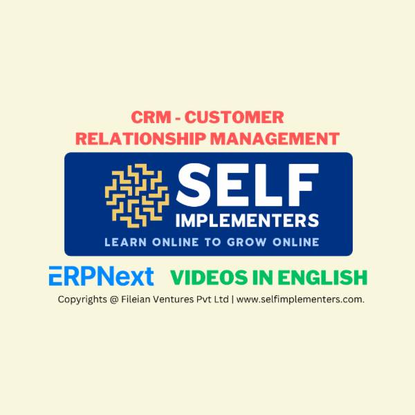 ERPNext CRM Module Implementation (Videos in English) cover